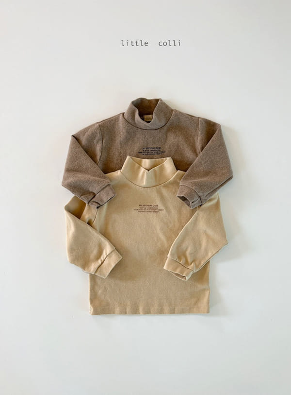 LITTLE COLLI - Korean Children Fashion - #Kfashion4kids - Warmer Half Turtleneck Tee - 2