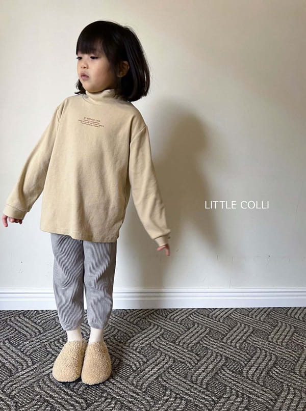 LITTLE COLLI - Korean Children Fashion - #Kfashion4kids - Warmer Half Turtleneck Tee - 5