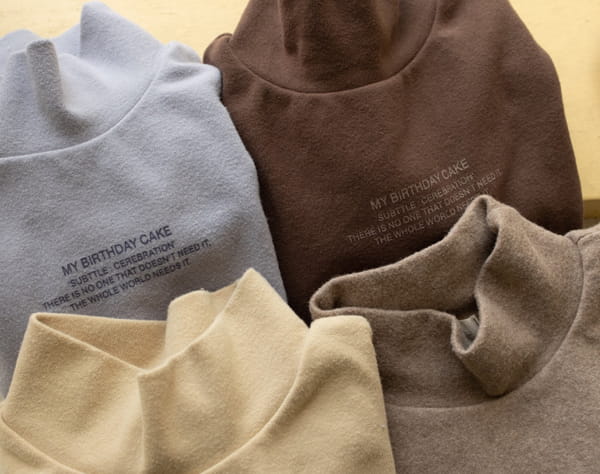 LITTLE COLLI - Korean Children Fashion - #Kfashion4kids - Warmer Half Turtleneck Tee - 7