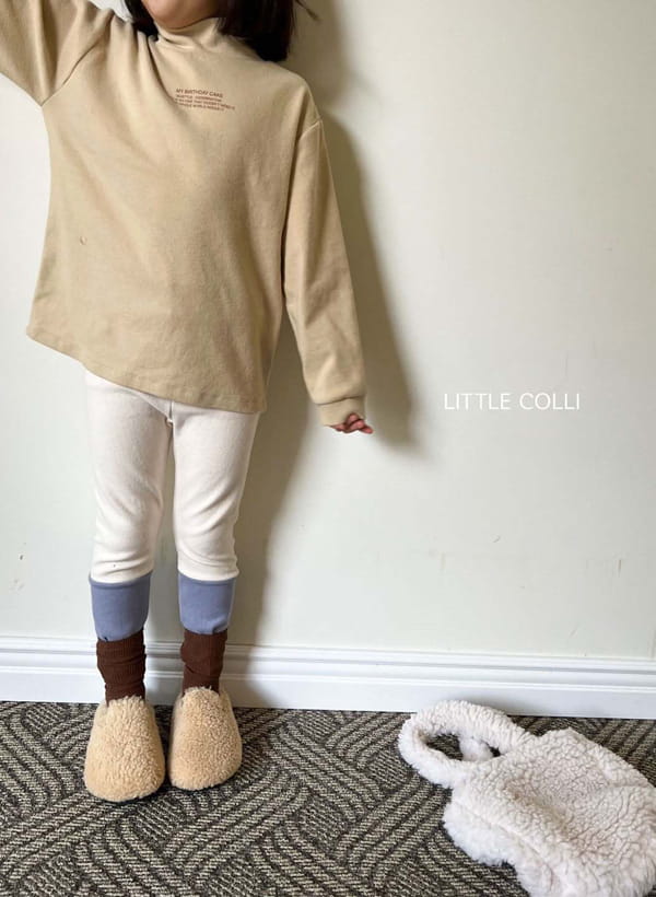 LITTLE COLLI - Korean Children Fashion - #Kfashion4kids - Warmer Half Turtleneck Tee - 8