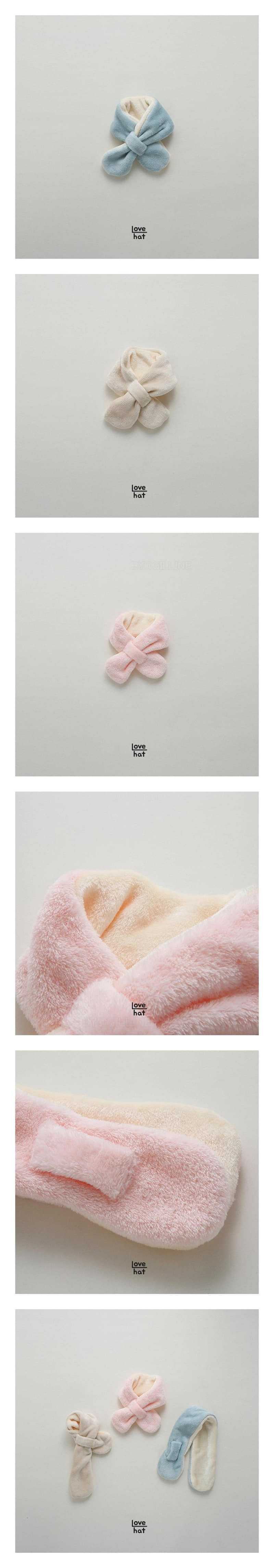 LOVE HAT - Korean Children Fashion - #Kfashion4kids - Cotton Candy Muffler