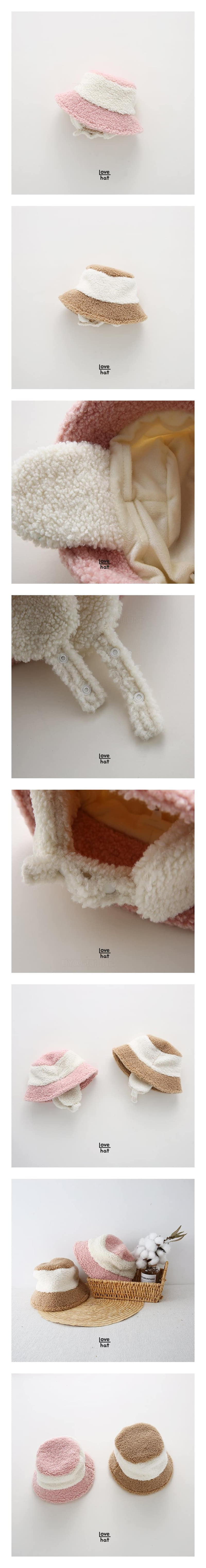 LOVE HAT - Korean Children Fashion - #Kfashion4kids - Fleece Ears Bucket Hat