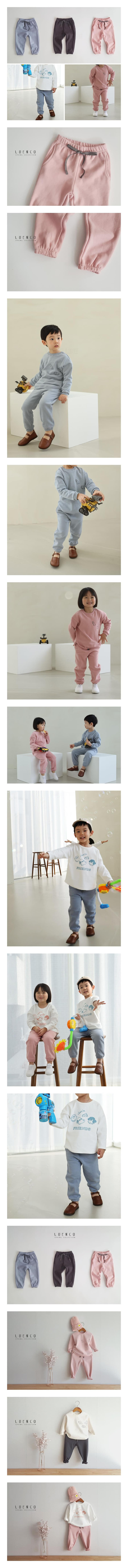 LUENCO - Korean Children Fashion - #Kfashion4kids - Pastel Jogger Pants