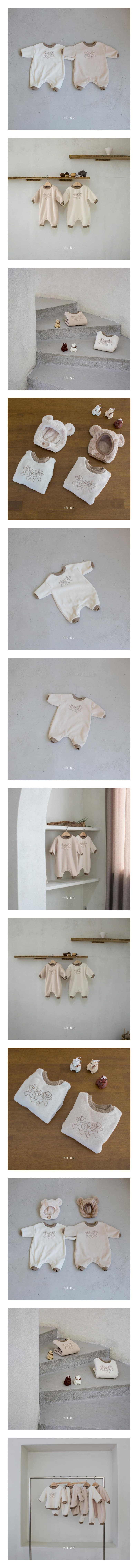 M KIDS - Korean Children Fashion - #Kfashion4kids - Hi Bear Bodysuit