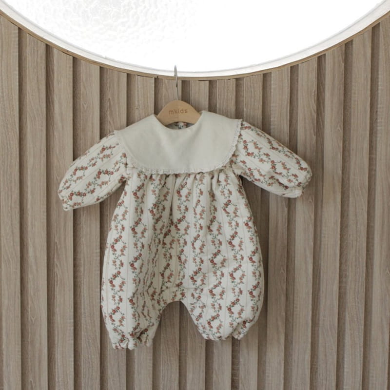 M KIDS - Korean Children Fashion - #Kfashion4kids - Daily Flower Bodysuit - 2