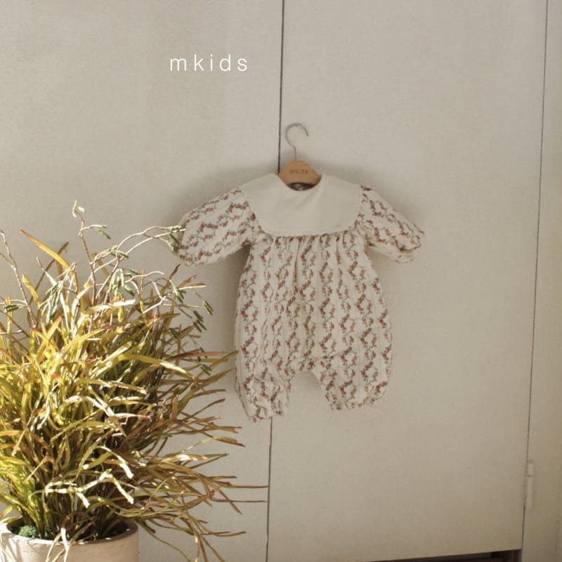 M KIDS - Korean Children Fashion - #Kfashion4kids - Daily Flower Bodysuit - 3