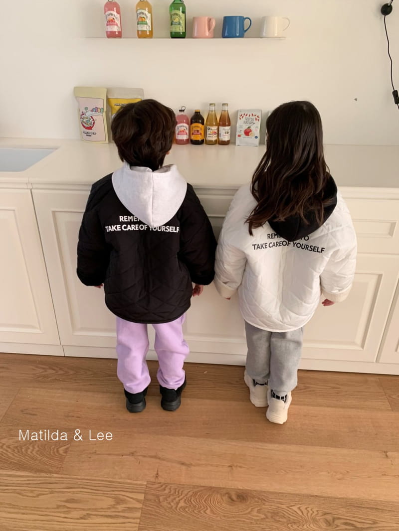 MATILDA & LEE - Korean Children Fashion - #Kfashion4kids - Lettering Quilting Jumper