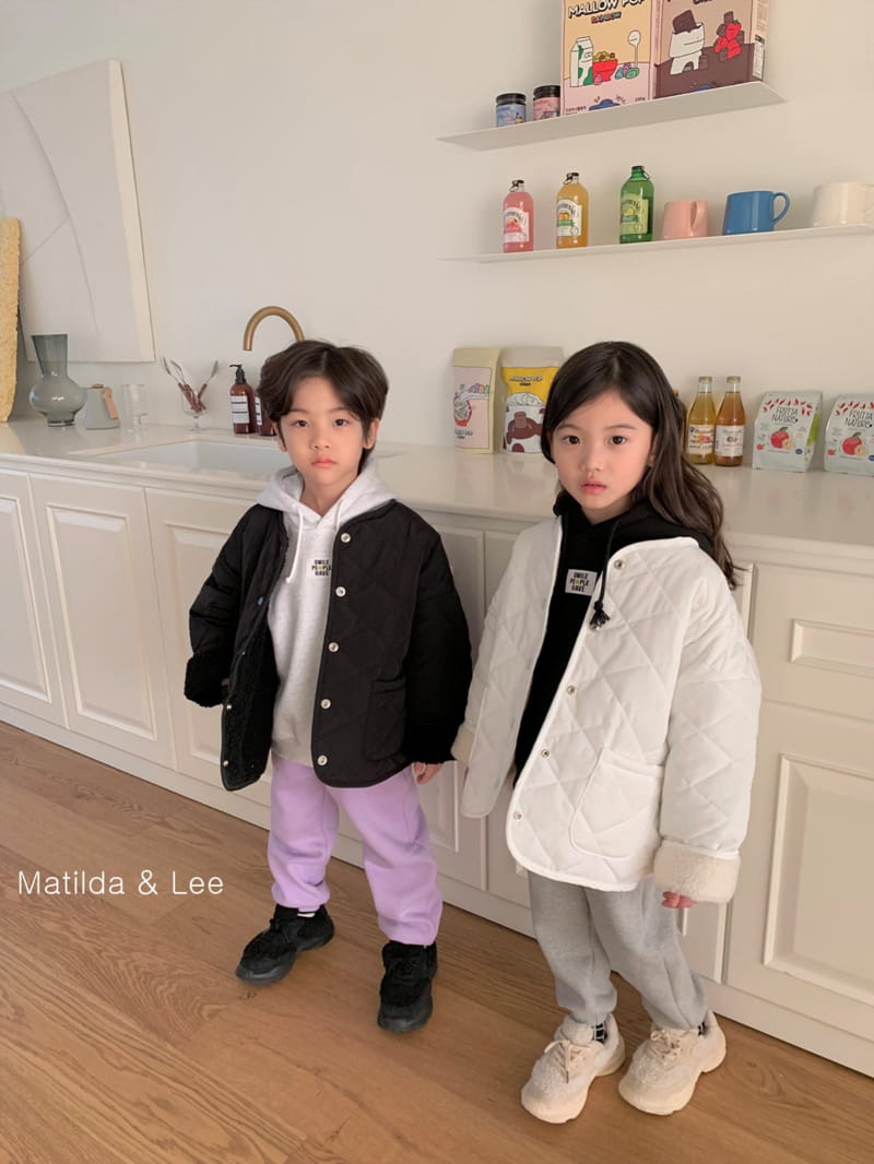 MATILDA & LEE - Korean Children Fashion - #Kfashion4kids - Lettering Quilting Jumper - 4