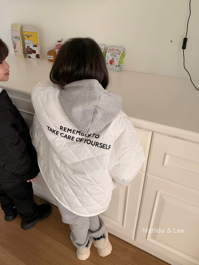 MATILDA & LEE - Korean Children Fashion - #Kfashion4kids - Lettering Quilting Jumper - 9