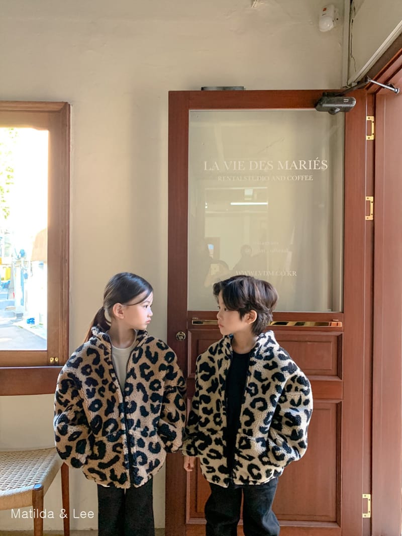 MATILDA & LEE - Korean Children Fashion - #Kfashion4kids - Leopard Jumper