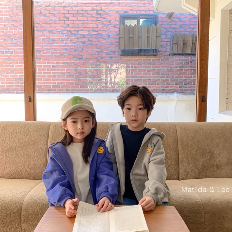 MATILDA & LEE - Korean Children Fashion - #Kfashion4kids - Smile Hoody Zip-up - 10