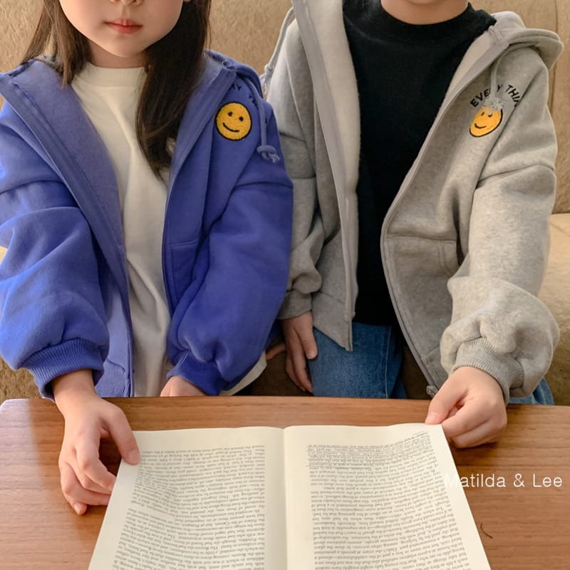 MATILDA & LEE - Korean Children Fashion - #Kfashion4kids - Smile Hoody Zip-up - 11