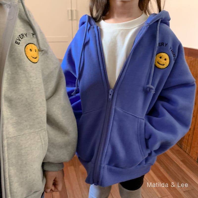 MATILDA & LEE - Korean Children Fashion - #Kfashion4kids - Smile Hoody Zip-up - 6
