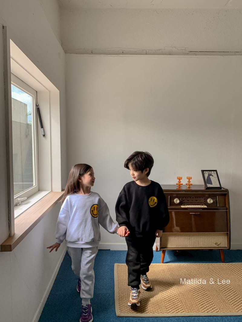 MATILDA & LEE - Korean Children Fashion - #Kfashion4kids - Winter Smile Top Bottom Set - 10
