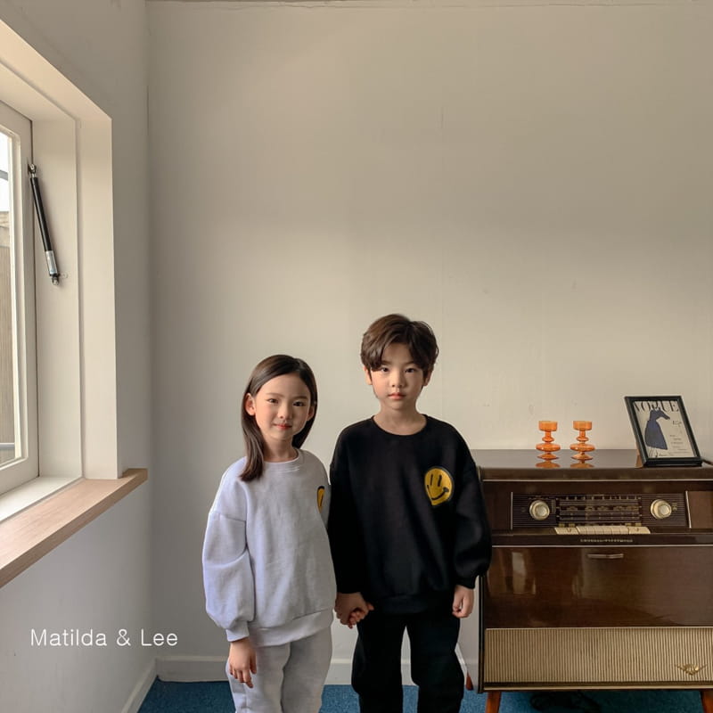 MATILDA & LEE - Korean Children Fashion - #Kfashion4kids - Winter Smile Top Bottom Set - 2