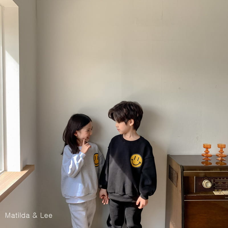 MATILDA & LEE - Korean Children Fashion - #Kfashion4kids - Winter Smile Top Bottom Set - 5