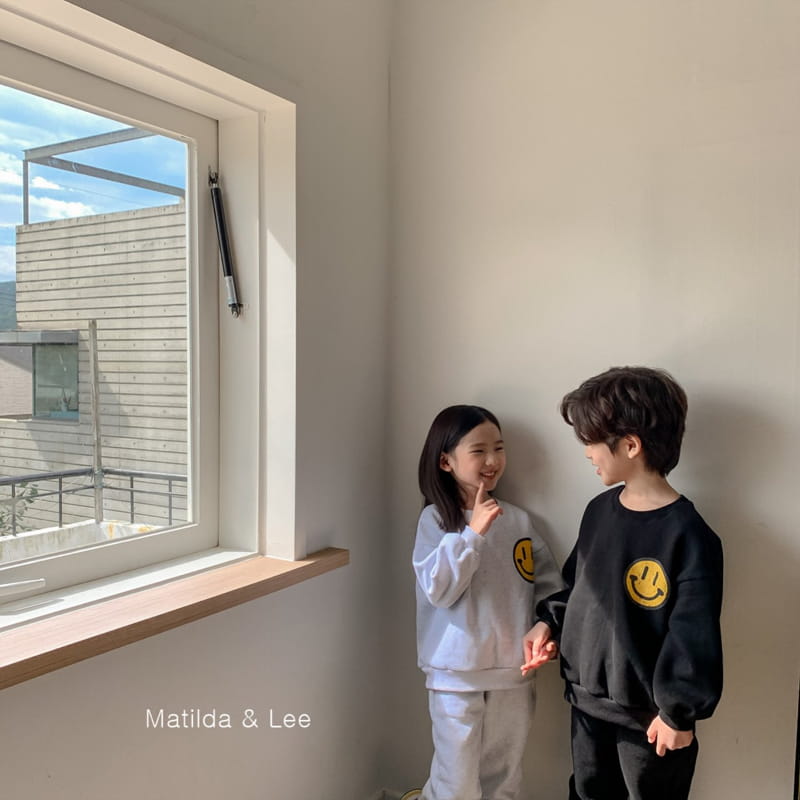 MATILDA & LEE - Korean Children Fashion - #Kfashion4kids - Winter Smile Top Bottom Set - 6