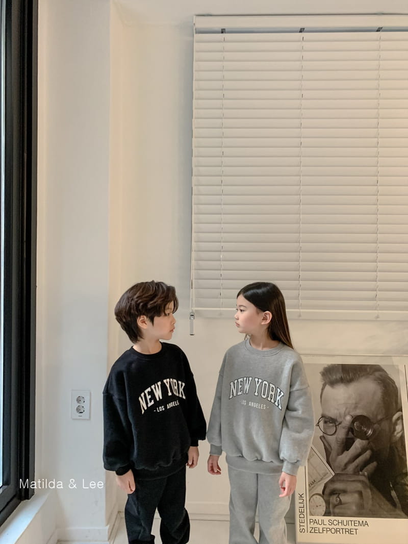 MATILDA & LEE - Korean Children Fashion - #Kfashion4kids - New York Top Bottom Set - 2