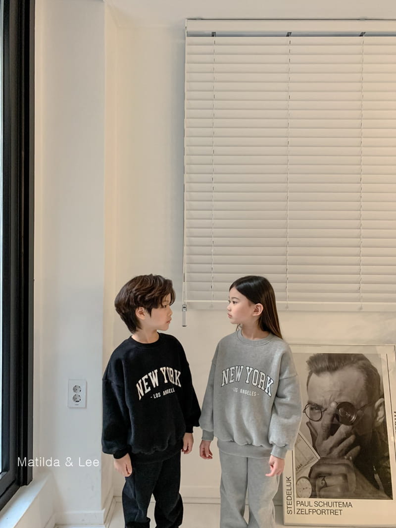 MATILDA & LEE - Korean Children Fashion - #Kfashion4kids - New York Top Bottom Set - 3
