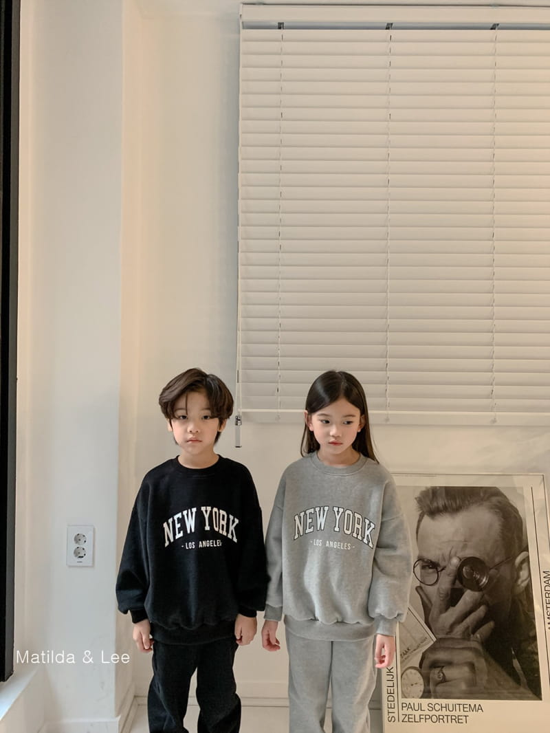 MATILDA & LEE - Korean Children Fashion - #Kfashion4kids - New York Top Bottom Set - 4