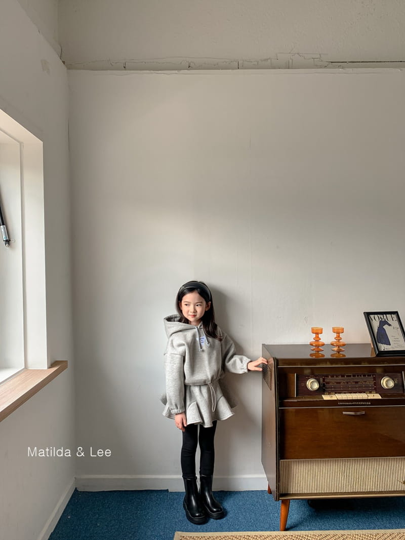 MATILDA & LEE - Korean Children Fashion - #Kfashion4kids - Short Hoody Skirt Set - 8