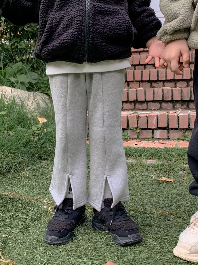 MATILDA & LEE - Korean Children Fashion - #Kfashion4kids - Slit Bootscut Pants - 7