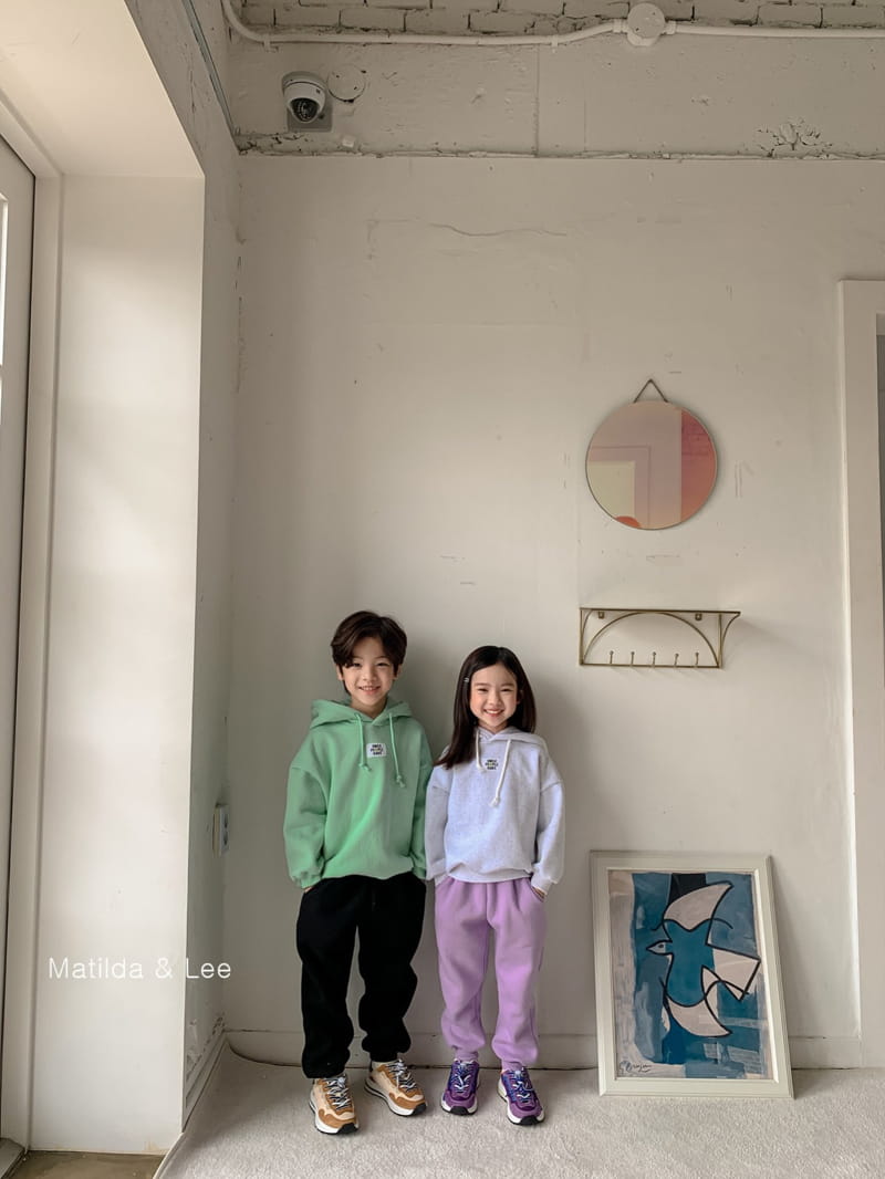 MATILDA & LEE - Korean Children Fashion - #Kfashion4kids - Label Jogger Pants