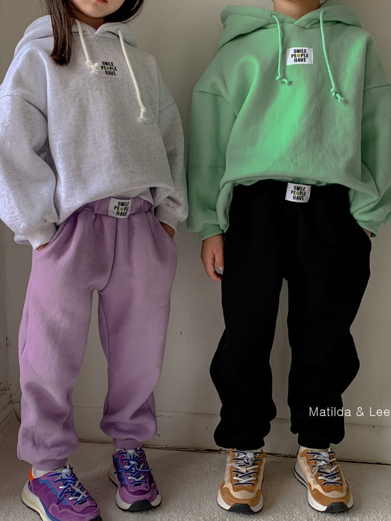 MATILDA & LEE - Korean Children Fashion - #Kfashion4kids - Label Jogger Pants - 2