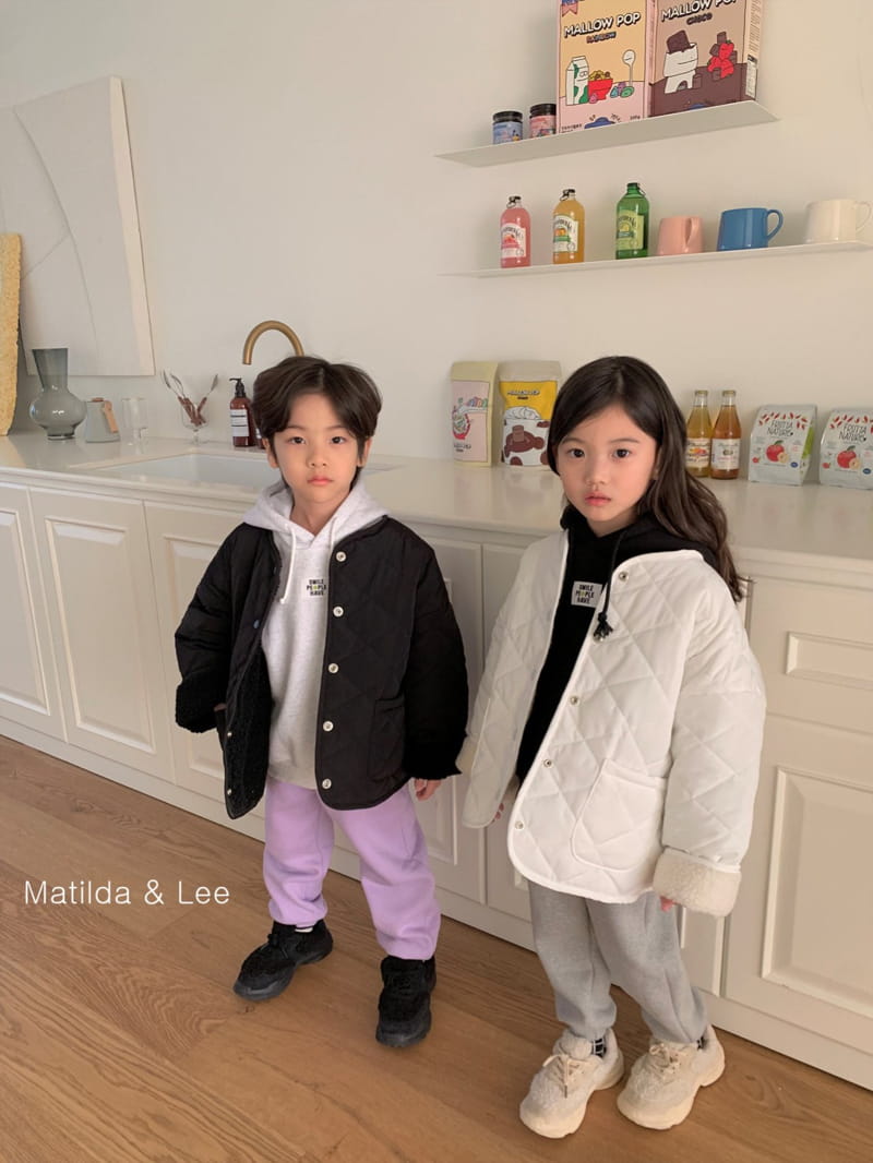MATILDA & LEE - Korean Children Fashion - #Kfashion4kids - Label Jogger Pants - 4