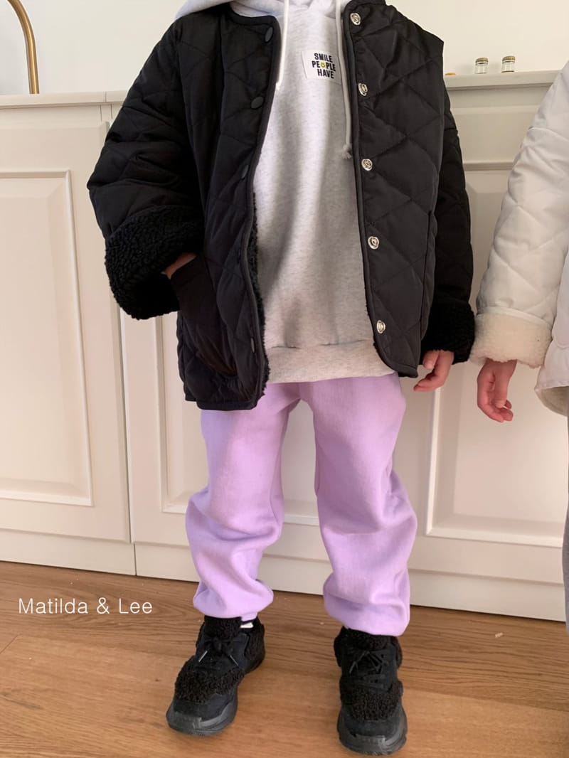 MATILDA & LEE - Korean Children Fashion - #Kfashion4kids - Label Jogger Pants - 5