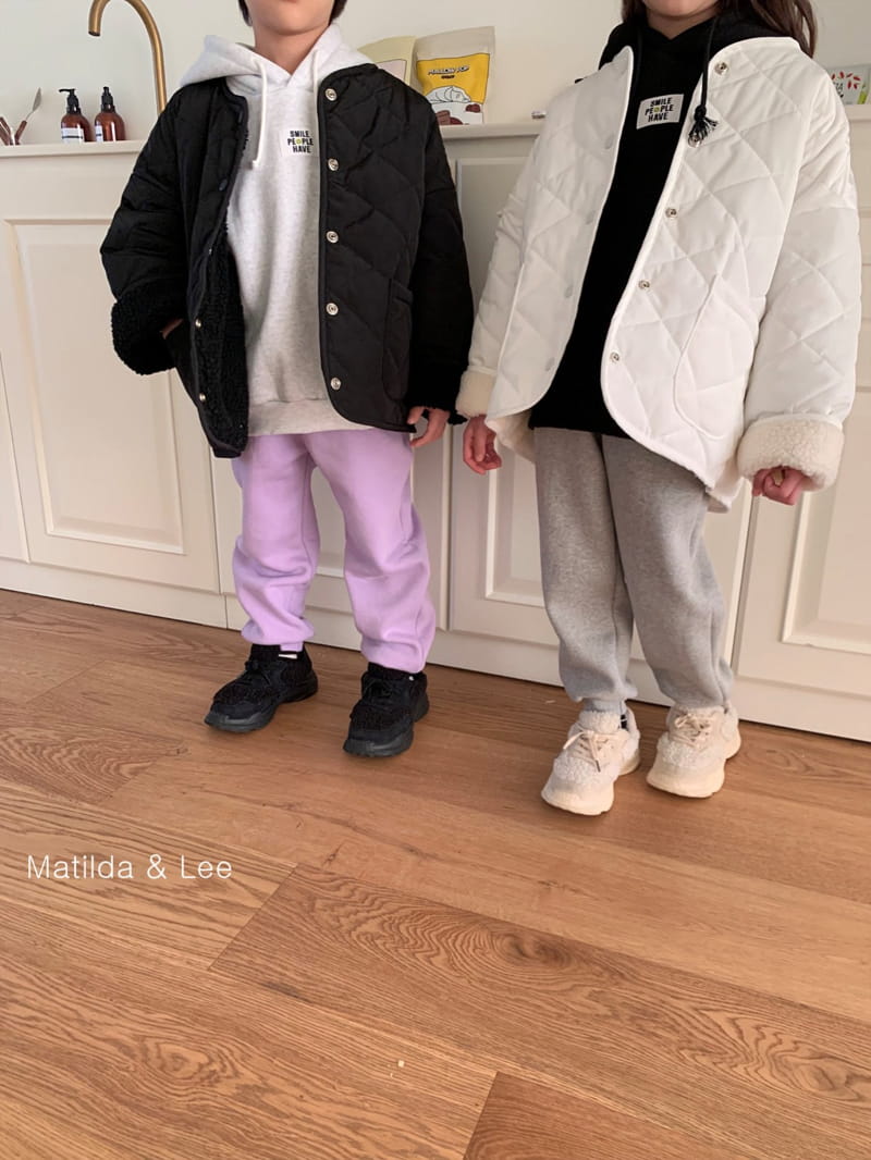 MATILDA & LEE - Korean Children Fashion - #Kfashion4kids - Label Jogger Pants - 6