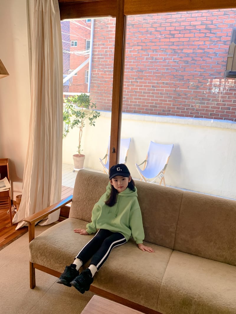 MATILDA & LEE - Korean Children Fashion - #Kfashion4kids - Fleece Two Stripes Leggings - 12