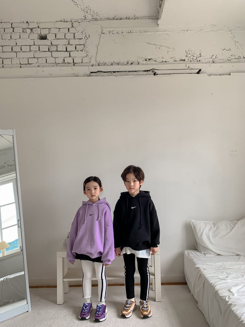 MATILDA & LEE - Korean Children Fashion - #Kfashion4kids - Fleece Two Stripes Leggings - 2