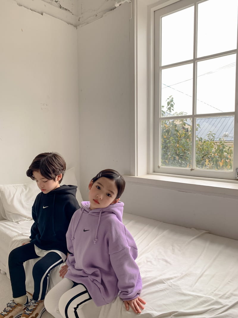 MATILDA & LEE - Korean Children Fashion - #Kfashion4kids - Fleece Two Stripes Leggings - 4