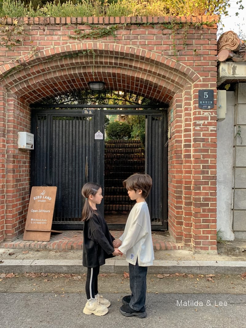 MATILDA & LEE - Korean Children Fashion - #Kfashion4kids - Label Slit Tee - 11