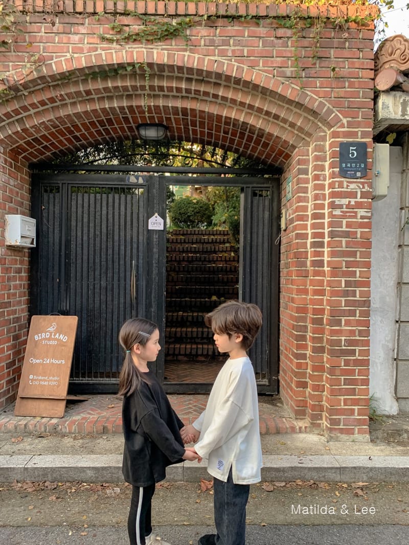 MATILDA & LEE - Korean Children Fashion - #Kfashion4kids - Label Slit Tee - 12