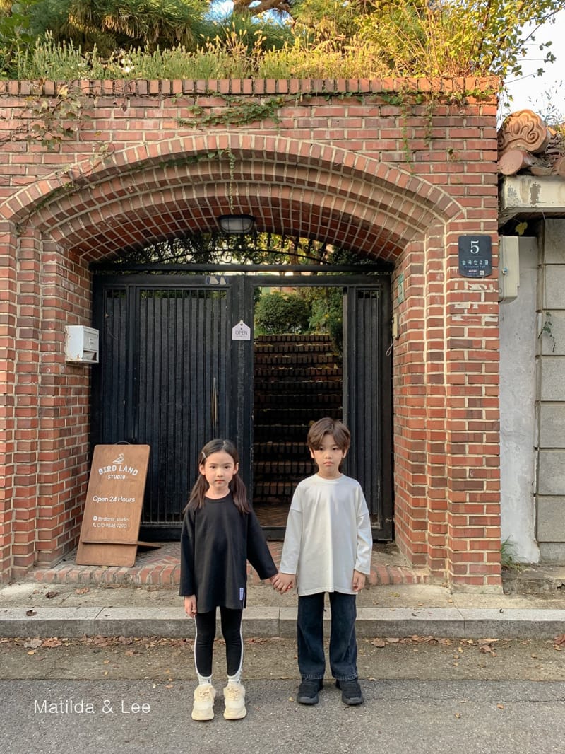 MATILDA & LEE - Korean Children Fashion - #Kfashion4kids - Label Slit Tee - 7
