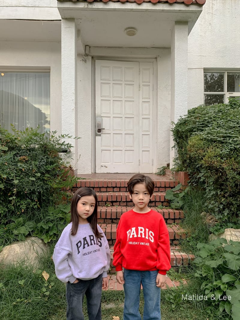 MATILDA & LEE - Korean Children Fashion - #Kfashion4kids - Paris Sweatshirt