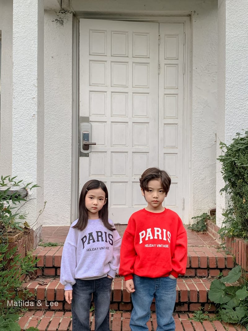 MATILDA & LEE - Korean Children Fashion - #Kfashion4kids - Paris Sweatshirt - 10