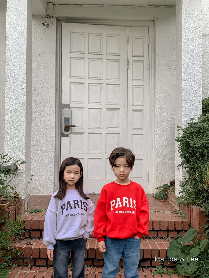 MATILDA & LEE - Korean Children Fashion - #Kfashion4kids - Paris Sweatshirt - 11