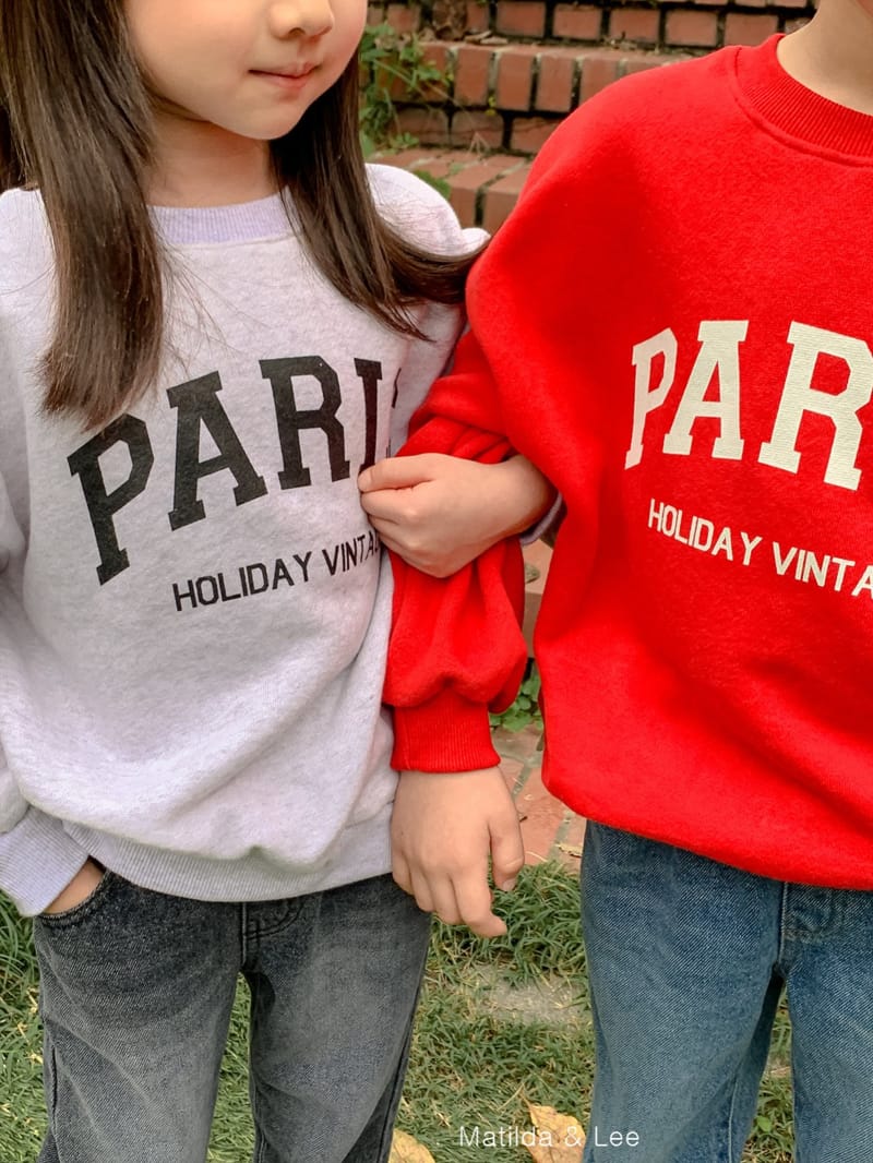 MATILDA & LEE - Korean Children Fashion - #Kfashion4kids - Paris Sweatshirt - 6