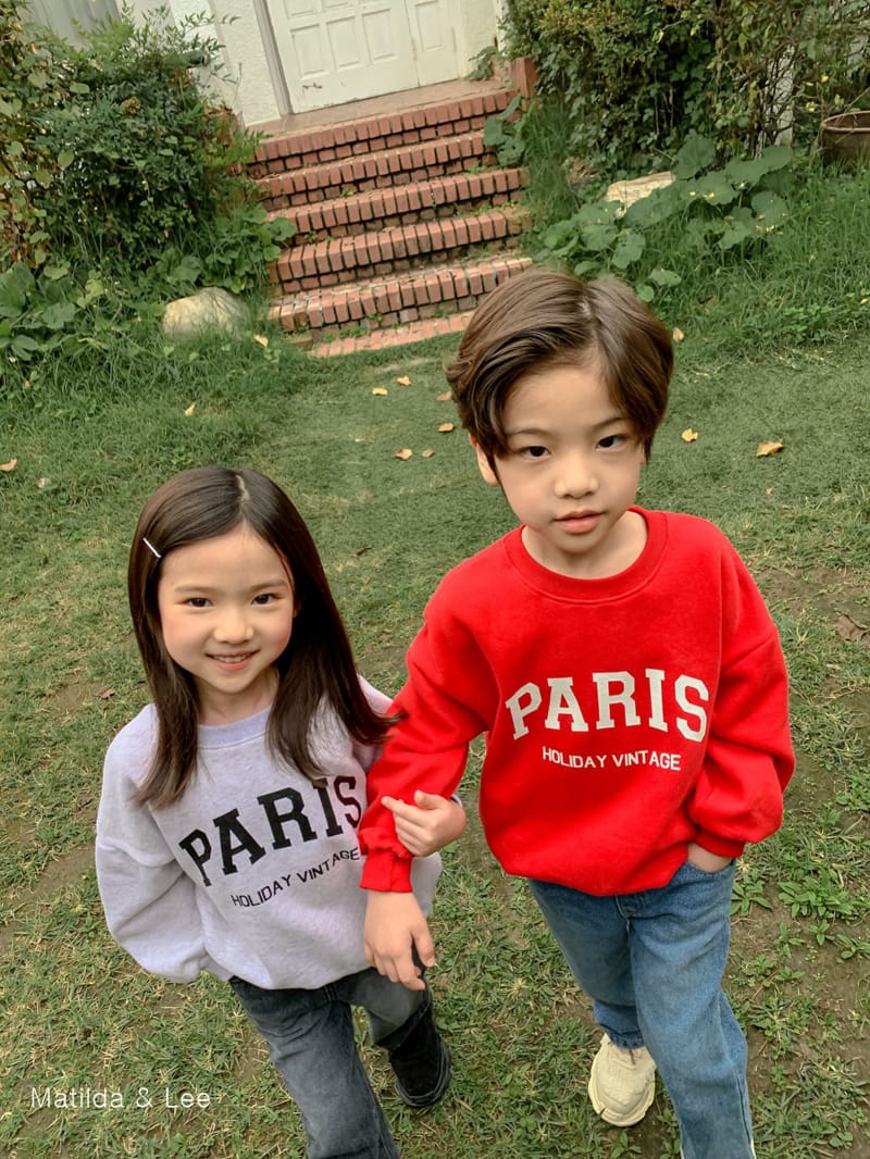 MATILDA & LEE - Korean Children Fashion - #Kfashion4kids - Paris Sweatshirt - 9