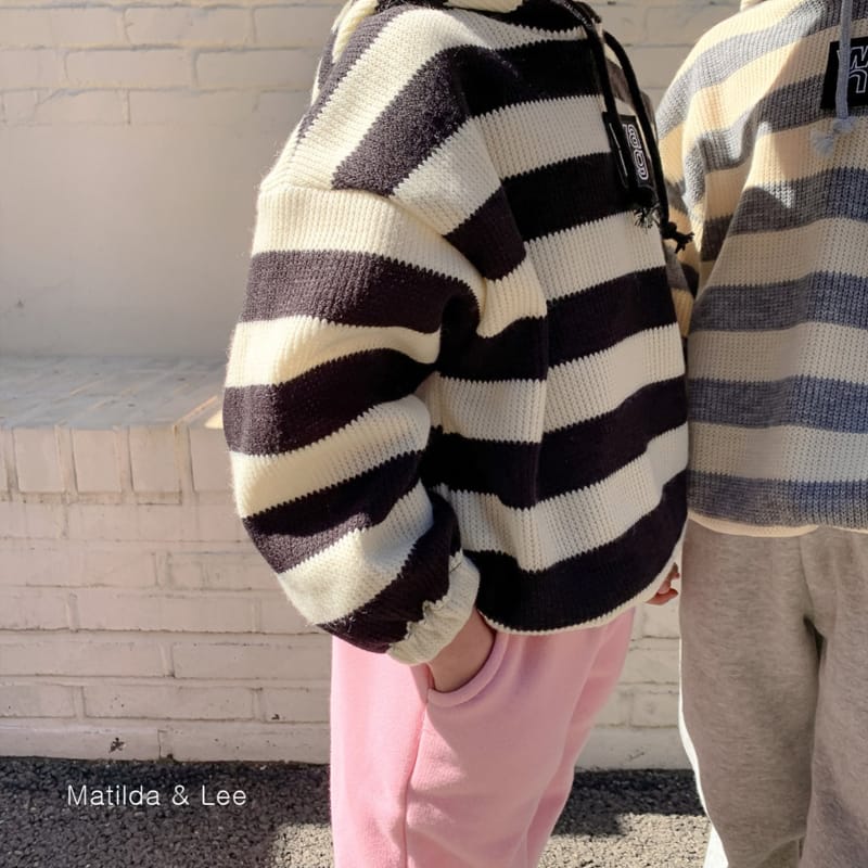 MATILDA & LEE - Korean Children Fashion - #Kfashion4kids - Stripes Wapen Hoody - 12
