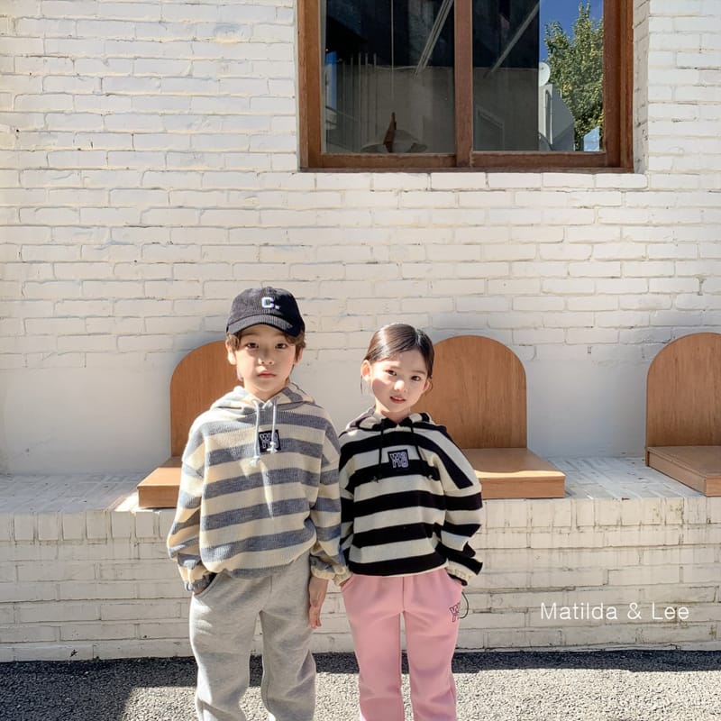 MATILDA & LEE - Korean Children Fashion - #Kfashion4kids - Stripes Wapen Hoody - 2