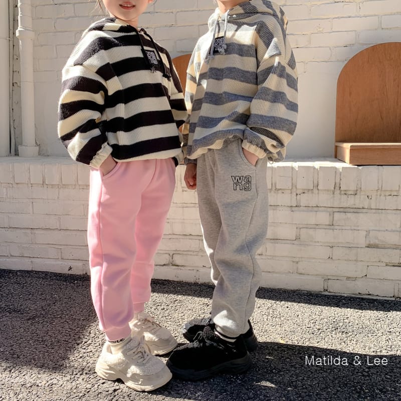 MATILDA & LEE - Korean Children Fashion - #Kfashion4kids - Stripes Wapen Hoody - 6