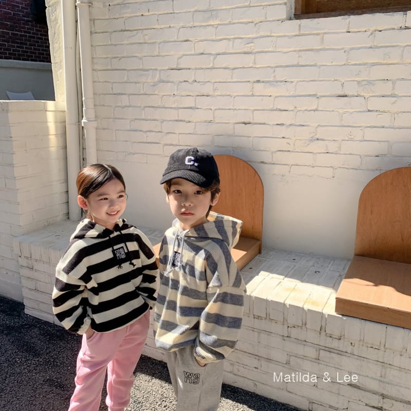 MATILDA & LEE - Korean Children Fashion - #Kfashion4kids - Stripes Wapen Hoody - 8