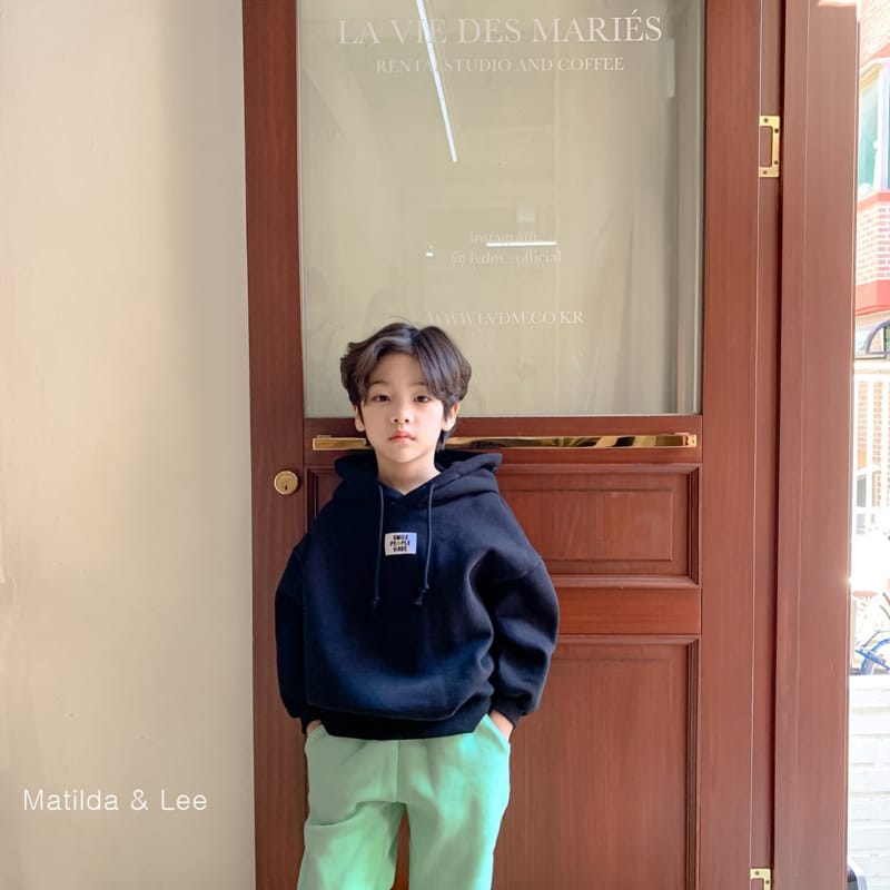 MATILDA & LEE - Korean Children Fashion - #Kfashion4kids - Label Patch Hoody - 10