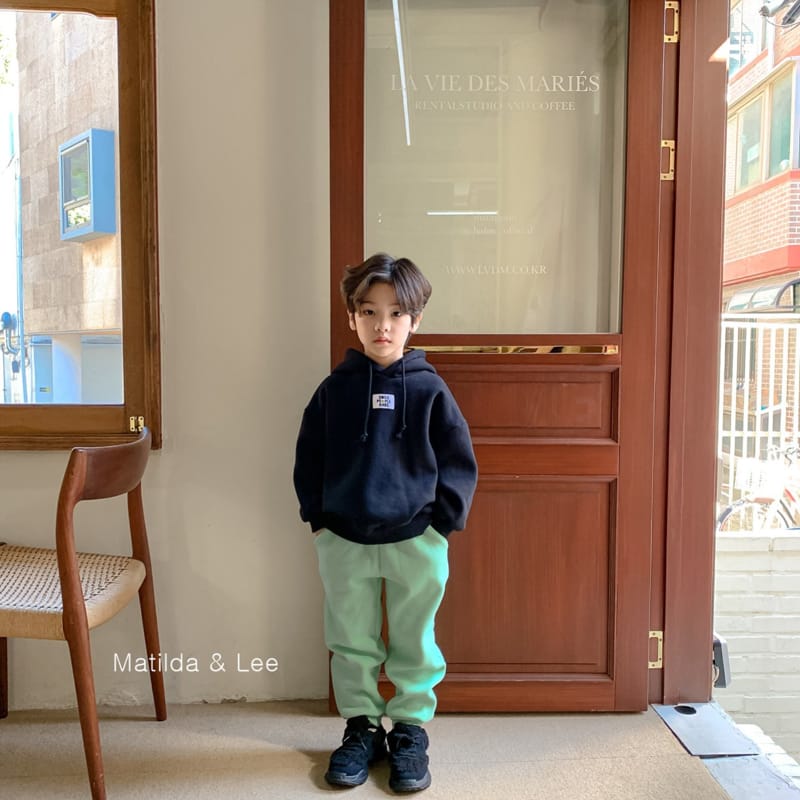 MATILDA & LEE - Korean Children Fashion - #Kfashion4kids - Label Patch Hoody - 12