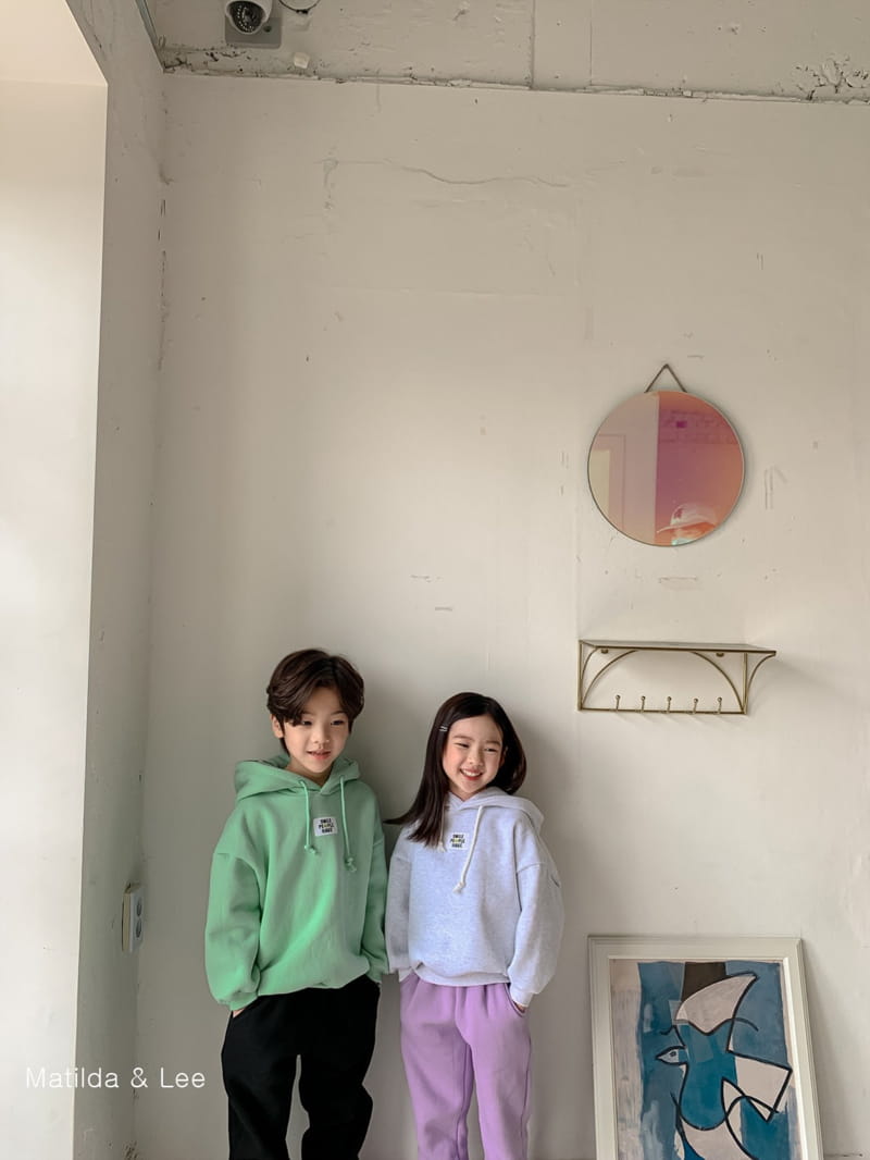 MATILDA & LEE - Korean Children Fashion - #Kfashion4kids - Label Patch Hoody - 2