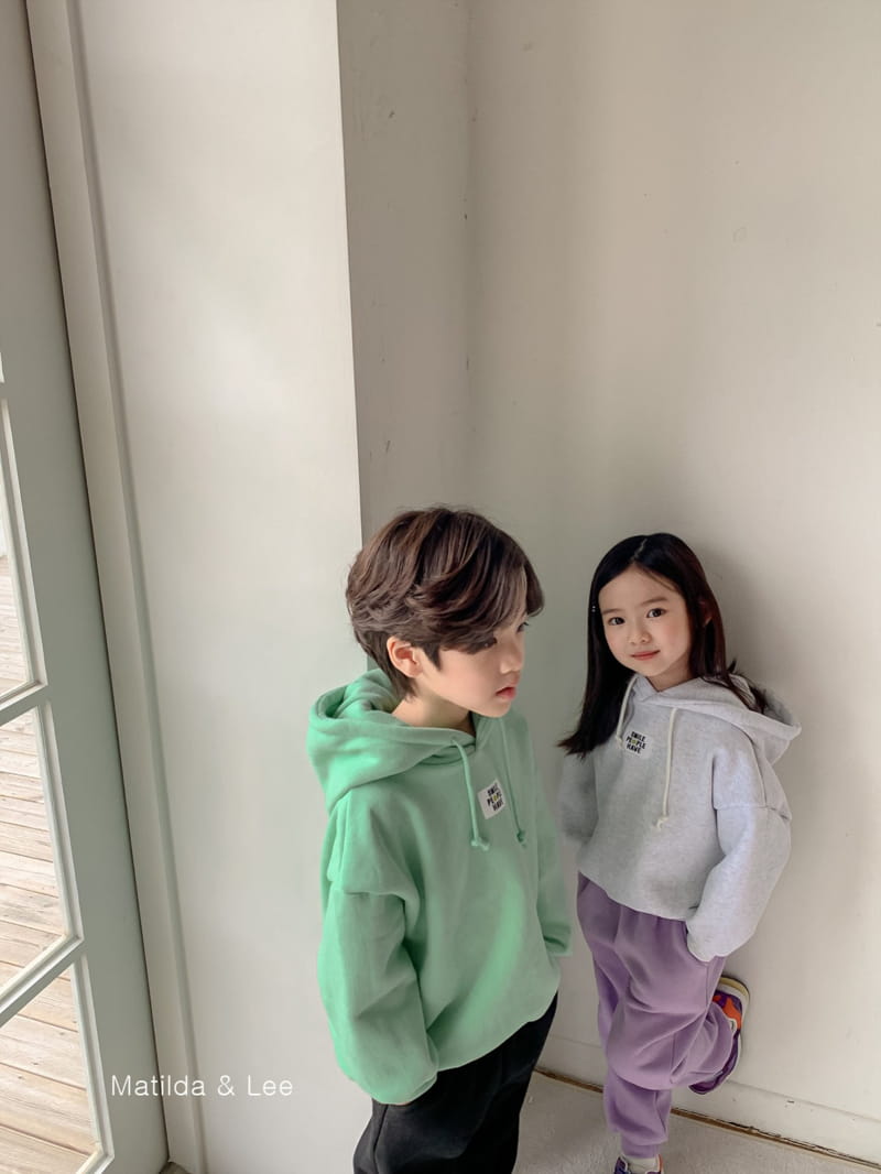 MATILDA & LEE - Korean Children Fashion - #Kfashion4kids - Label Patch Hoody - 4